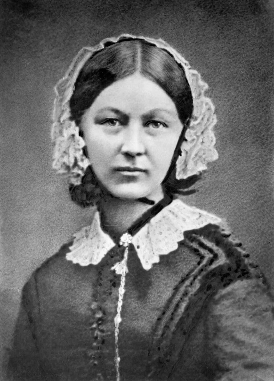 Portrait of Florence Nightingale, photograph by H. Hering