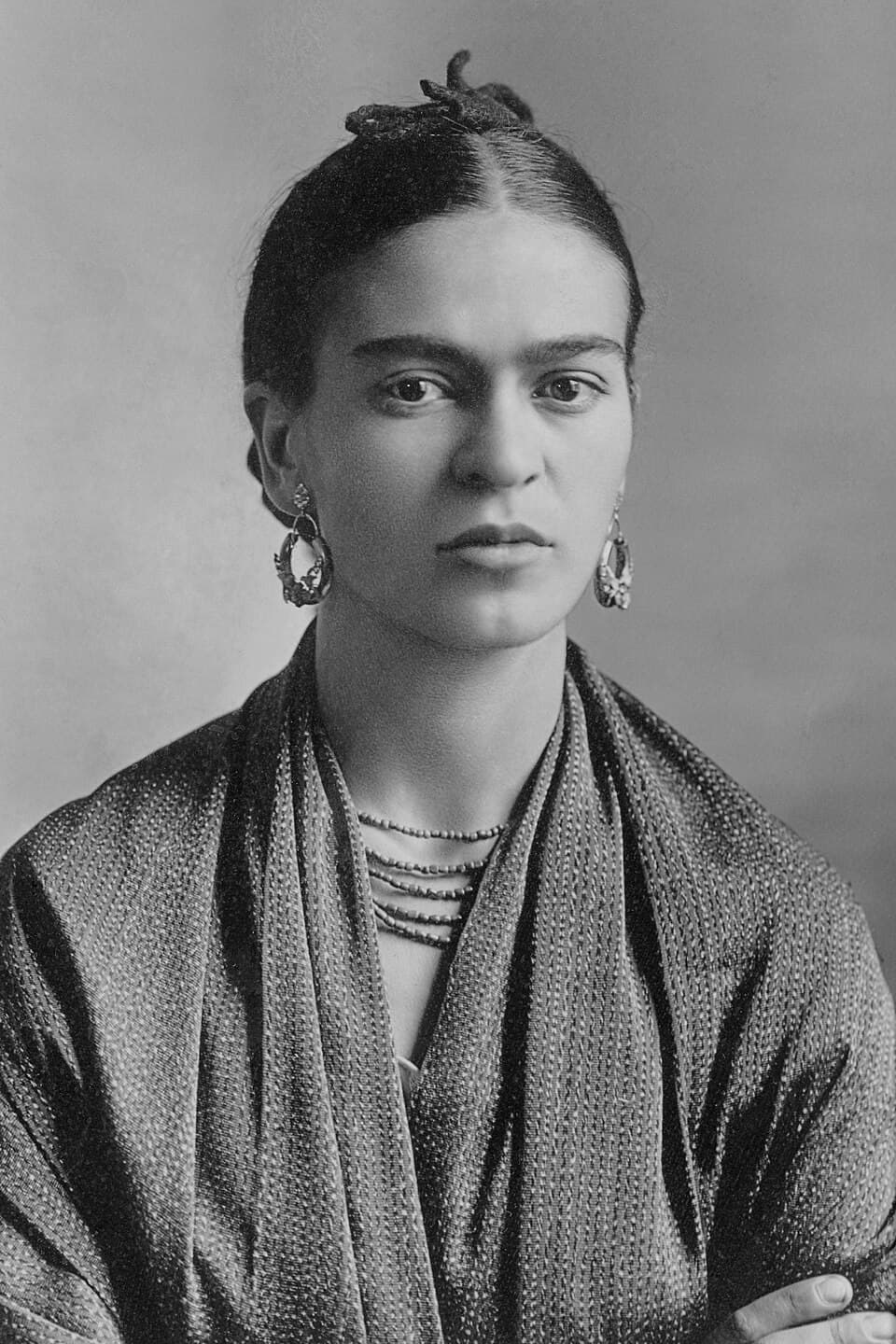 Portrait of Frida Kahlo, photograph by Guillermo Kahlo