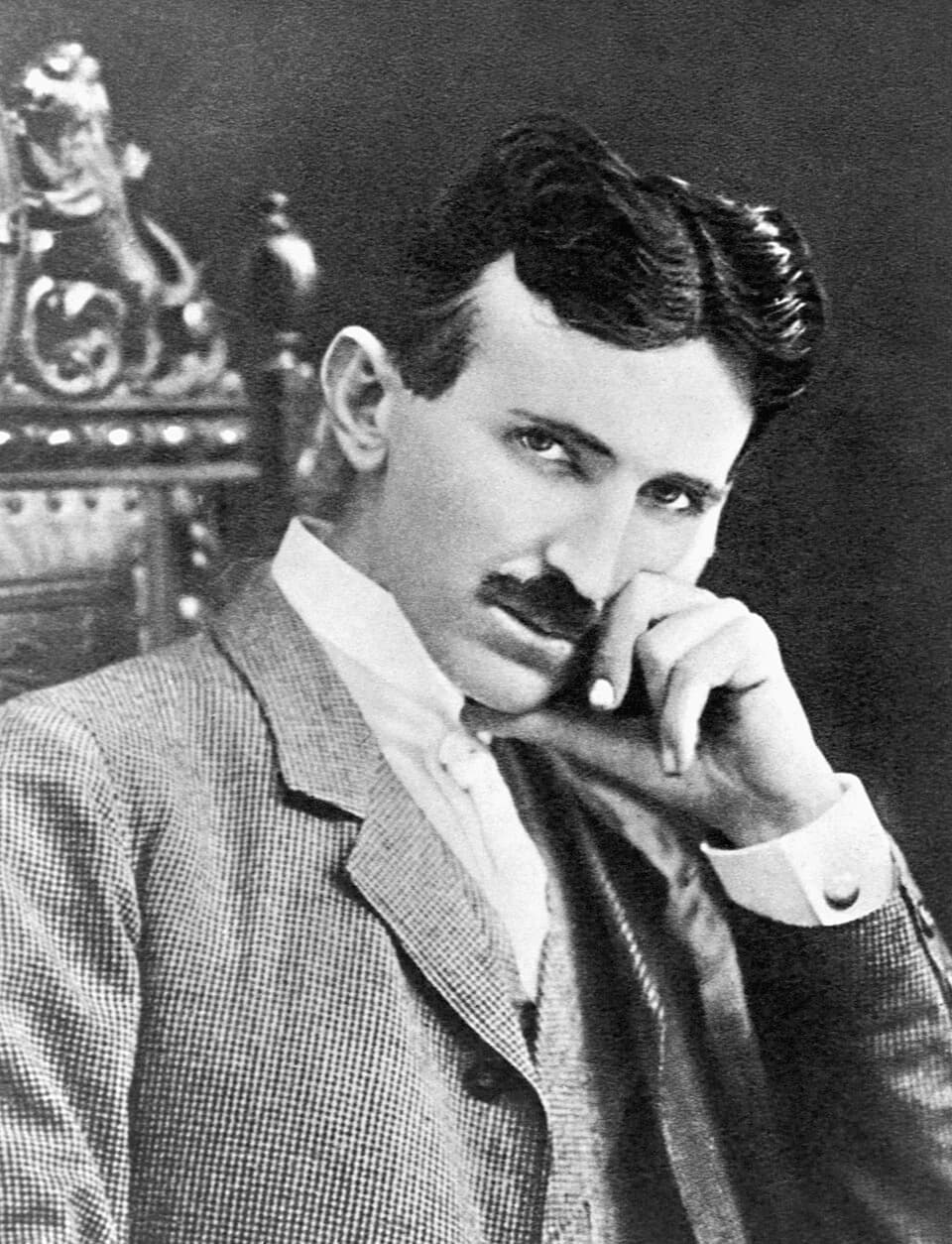 Portrait of Nikola Tesla