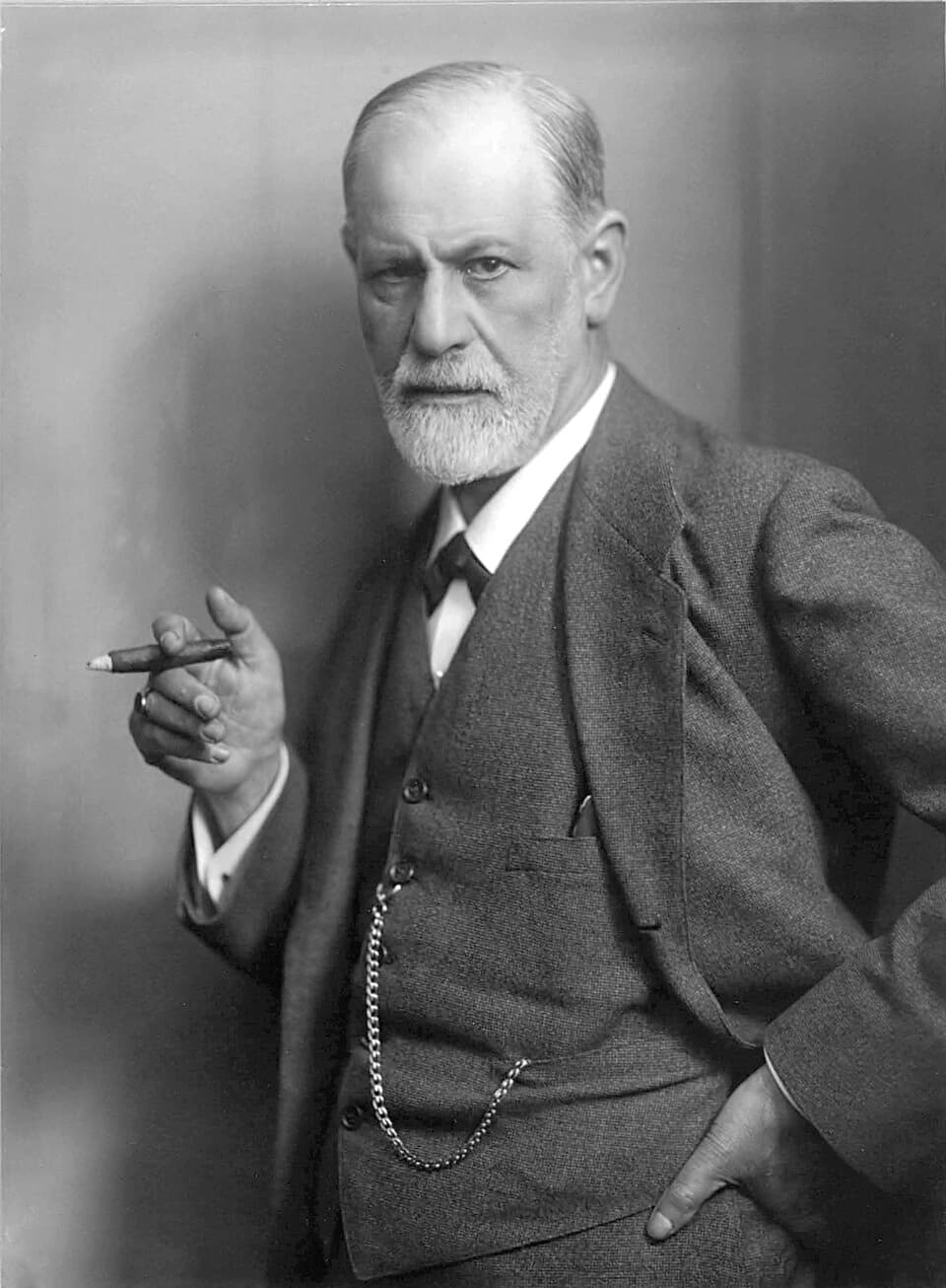 Portrait of Sigmund Freud, photograph by Max Halberstadt, 1921
